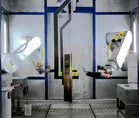 側壁四軸涂裝機器人